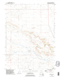 Kessler Gap 1990 topographic map thumbnail