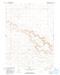 Kessler Gap 1960 topographic map preview