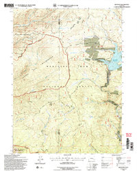 Keystone 1992 topographic map thumbnail
