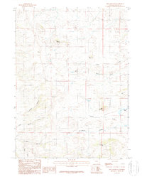 King Mountain 1987 topographic map thumbnail