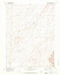 Kinney Spring 1970 topographic map thumbnail