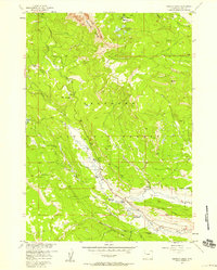 Kisinger Lakes 1956 topographic map thumbnail