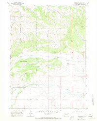Kismet Peak 1967 topographic map thumbnail