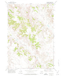 Kline Draw 1971 topographic map thumbnail