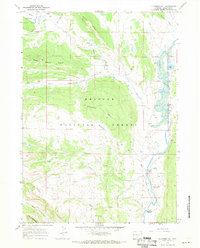 Klondike Hill 1967 topographic map thumbnail