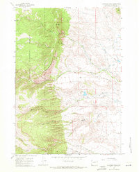 Klondike Ranch 1967 topographic map thumbnail