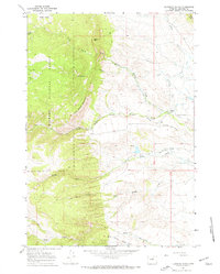 Klondike Ranch 1967 topographic map thumbnail