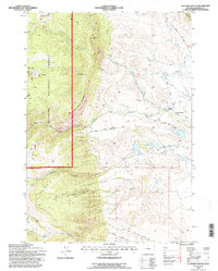 Klondike Ranch 1993 topographic map thumbnail