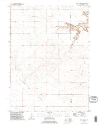 Klutz Canyon 1990 topographic map thumbnail