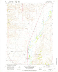 La Barge 1969 topographic map thumbnail
