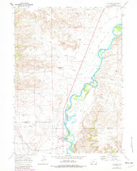 La Barge 1969 topographic map thumbnail