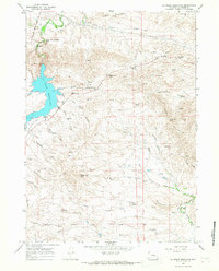 La Prele Reservoir 1964 topographic map thumbnail