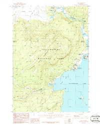 Lake 1986 topographic map thumbnail