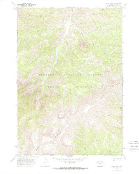 Lake Creek 1970 topographic map thumbnail