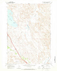 Lake De Smet East 1970 topographic map thumbnail
