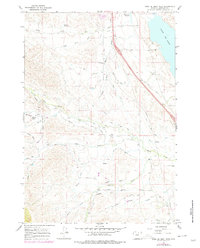 Lake De Smet West 1967 topographic map thumbnail