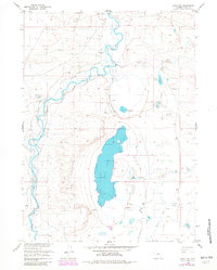 Lake Ione 1955 topographic map thumbnail