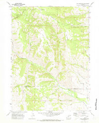 Lake Mountain 1969 topographic map thumbnail