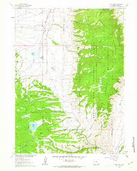Lake Owen 1961 topographic map thumbnail