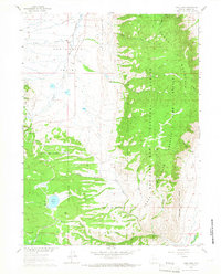 Lake Owen 1961 topographic map thumbnail
