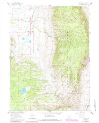 Lake Owen 1961 topographic map thumbnail