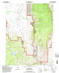 Lake Owen 1992 topographic map thumbnail