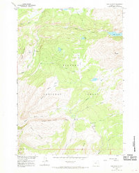 Lake Solitude 1960 topographic map thumbnail