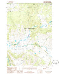 Lamar Canyon 1986 topographic map thumbnail