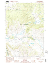 Lamar Canyon 1986 topographic map thumbnail