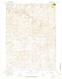 Lamont NE 1961 topographic map thumbnail