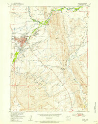 Lander 1952 topographic map preview