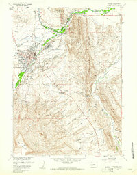 Lander 1960 topographic map preview