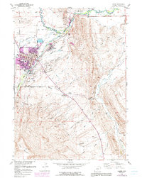 Lander 1960 topographic map preview