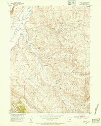 Lander SE 1952 topographic map thumbnail