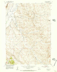 Lander SE 1952 topographic map thumbnail