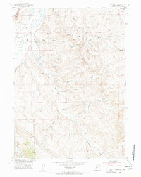 Lander SE 1952 topographic map preview