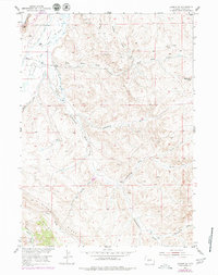 Lander SE 1952 topographic map thumbnail