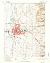 Laramie 1963 topographic map thumbnail