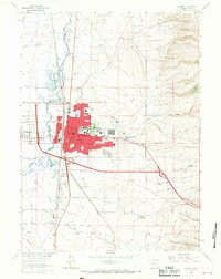 Laramie 1963 topographic map thumbnail