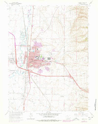 Laramie 1963 topographic map thumbnail