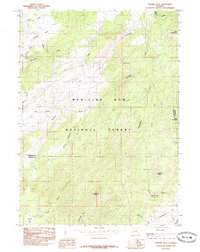 Laramie Peak 1985 topographic map thumbnail