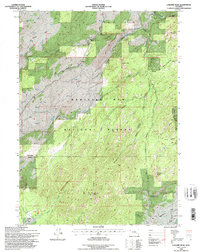 Laramie Peak 1992 topographic map thumbnail