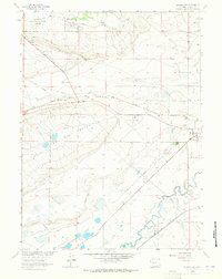 Laramie SW 1963 topographic map thumbnail
