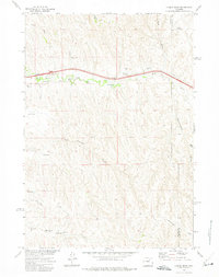 Laskie Draw 1972 topographic map thumbnail