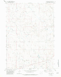 Lassen Creek 1982 topographic map thumbnail