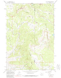 Lava Mountain 1965 topographic map thumbnail