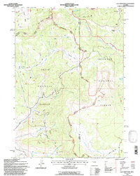 Lava Mountain 1991 topographic map thumbnail