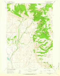 Leavitt Reservoir 1960 topographic map thumbnail