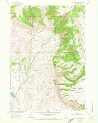 Leavitt Reservoir 1960 topographic map thumbnail