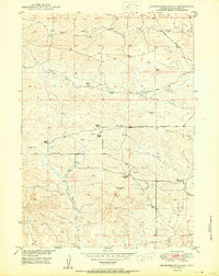 Leuenberger Ranch 1950 topographic map thumbnail